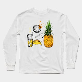 Pineapple Long Sleeve T-Shirt